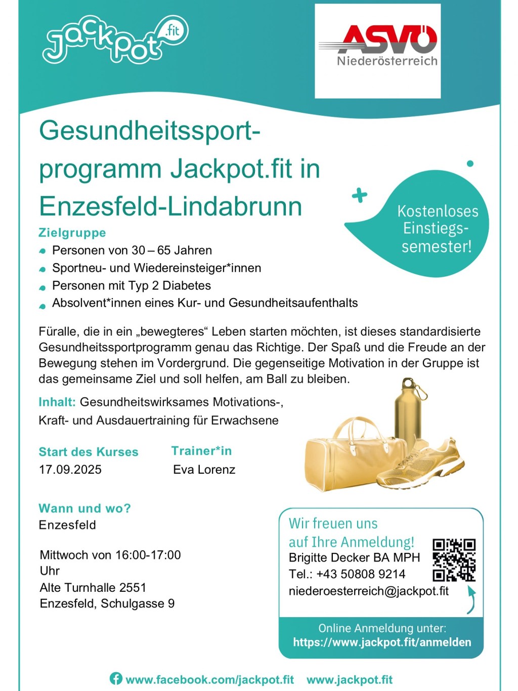 Jackpot Fit-Neu in Enzesfeld-Lindabrunn;