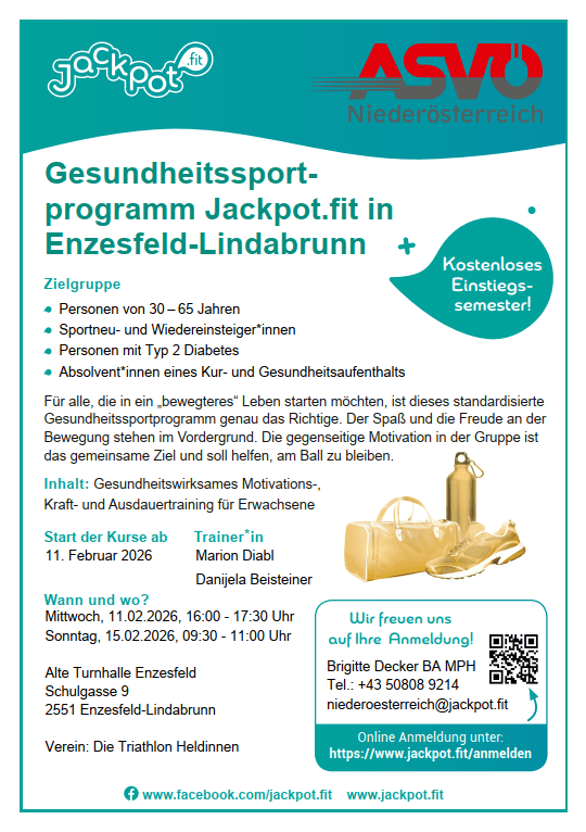 Jackpotfit geht ins Sommersemester. Sei&nbsp;dabei